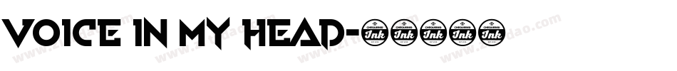 Voice In My Head字体转换